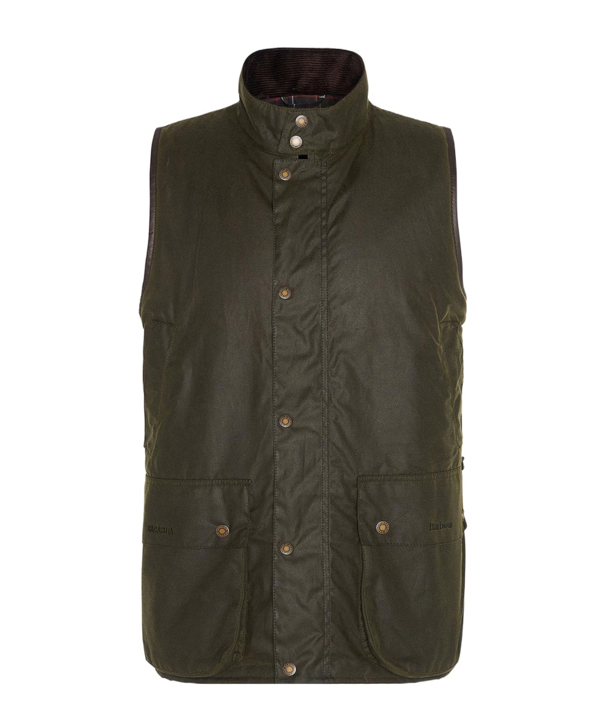 Baracuta Men's Barbour Xwaxed Oversized Vest Jacket In Black