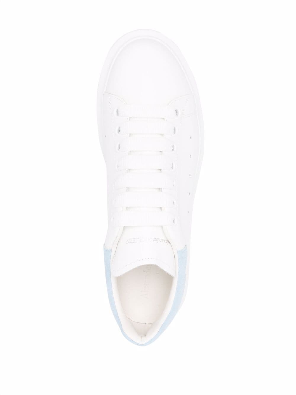 Shop Alexander Mcqueen Oversized Low-top Sneakers In White