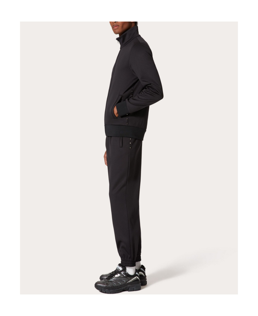 Valentino Untitled Studs Track Pants In Black
