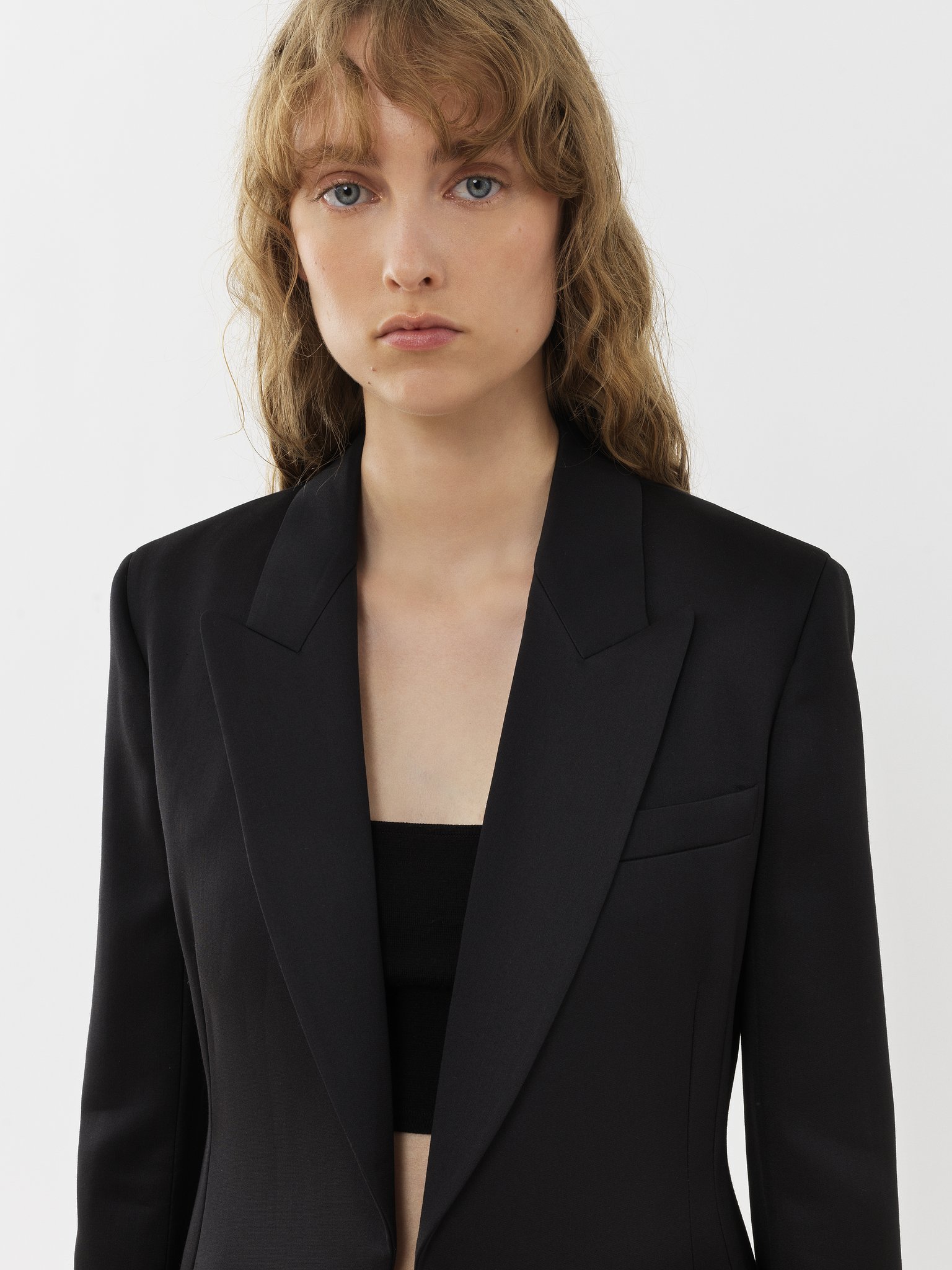 Chloé Lapel Suit Jacket In Black