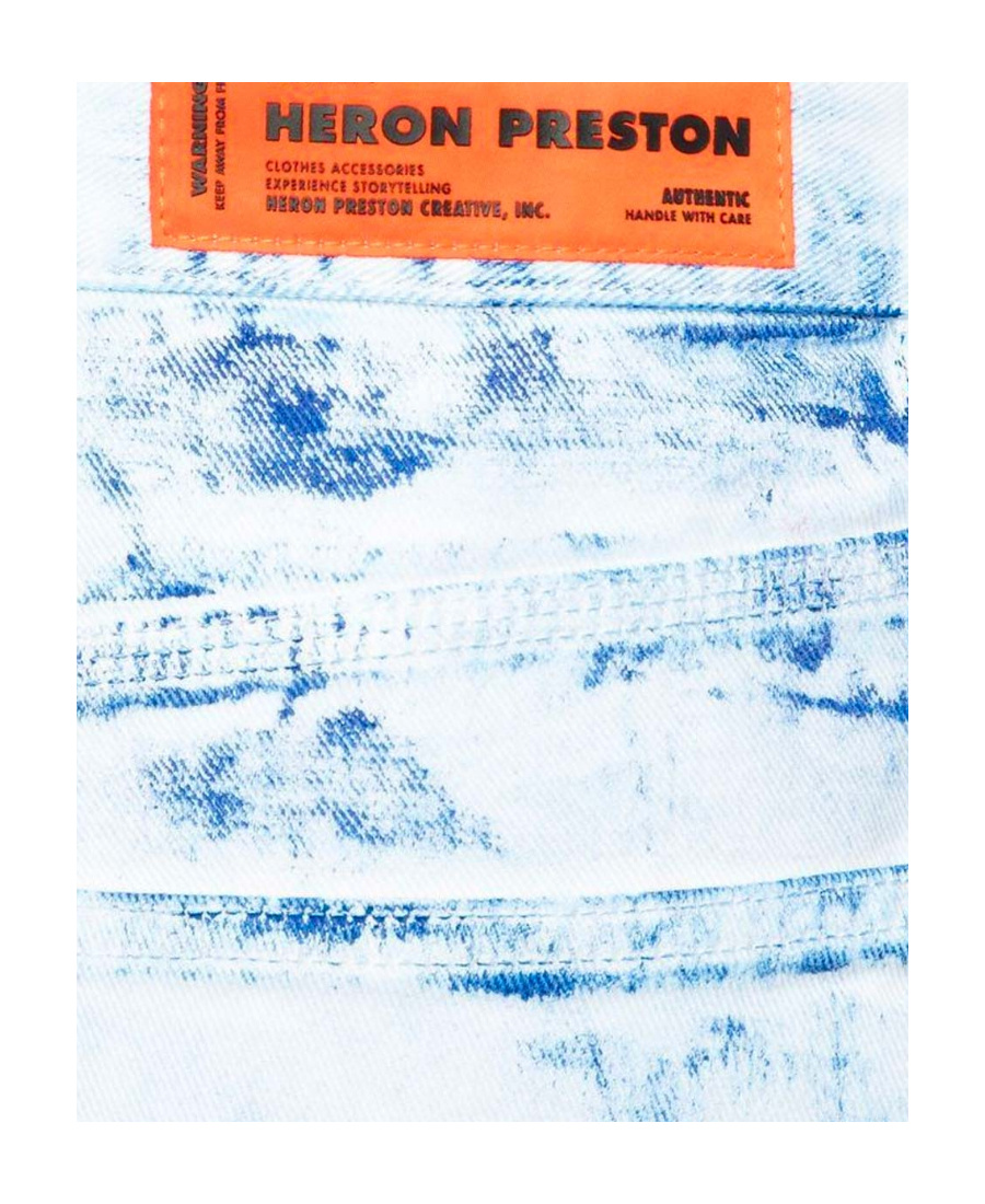 Heron Preston Distressed-effect Denim Jeans In Blue