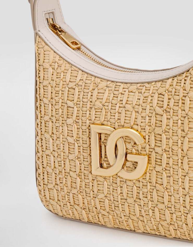 Dolce & Gabbana Rafia Crochet Shoulder Bag