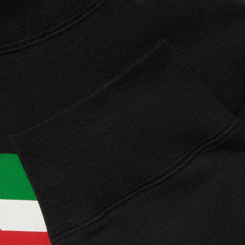 Gucci Black Interlocking G Print Hoodie In Black