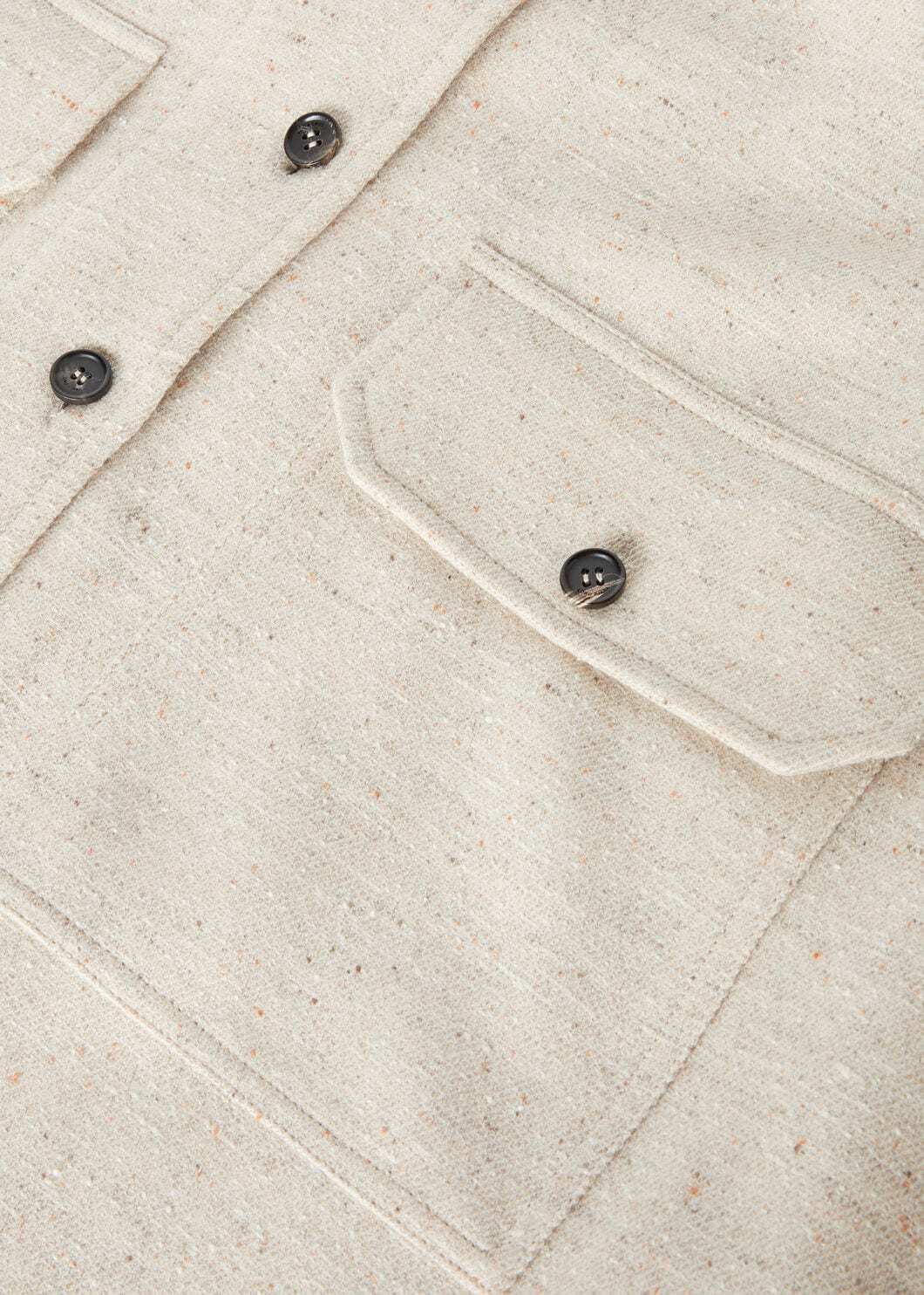 Loro Piana Shirt Coat In White