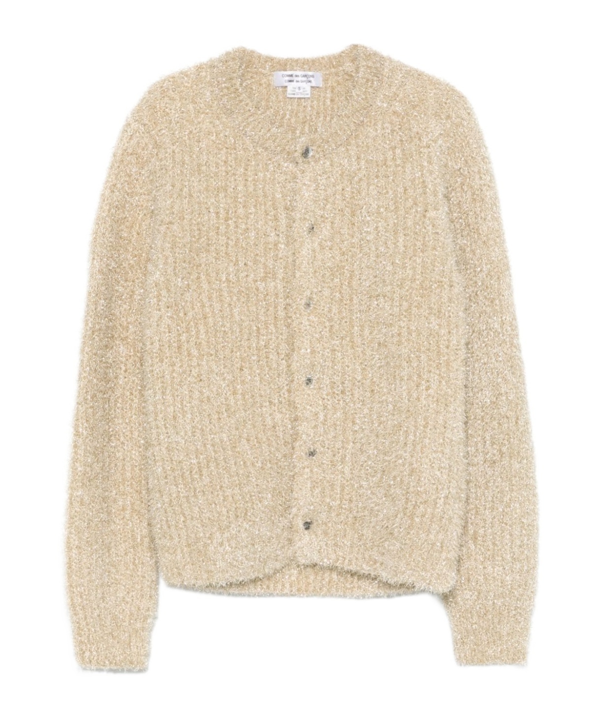 COMME DES GARÇONS LONG-SLEEVED KNITTED CARDIGAN