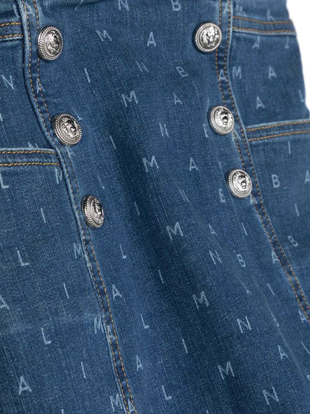 BALMAIN LOGO-APPLIQUÉ T-SHIRT DRESS 