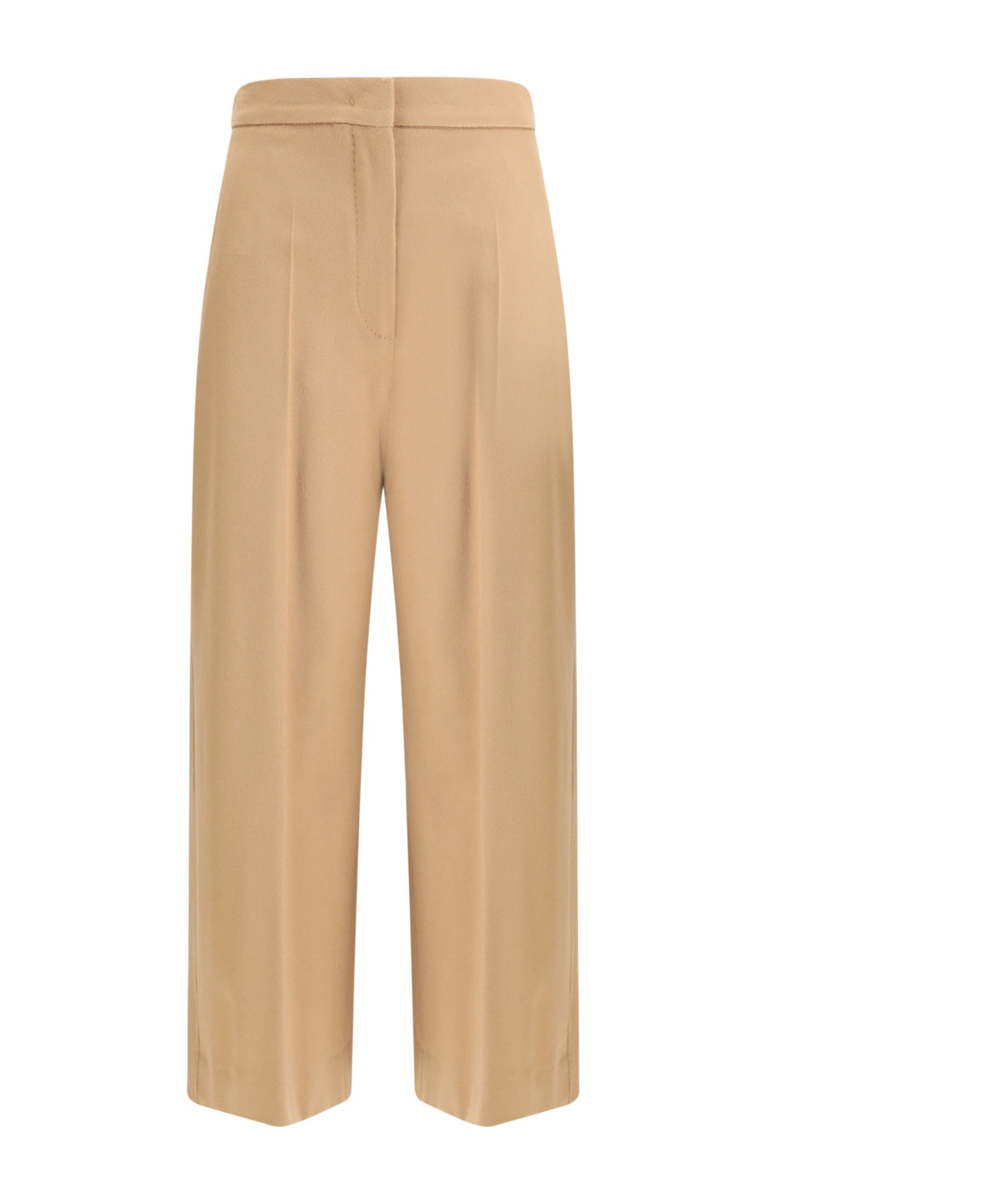 Max Mara Studio Marengo Wide-leg Pants In Brown