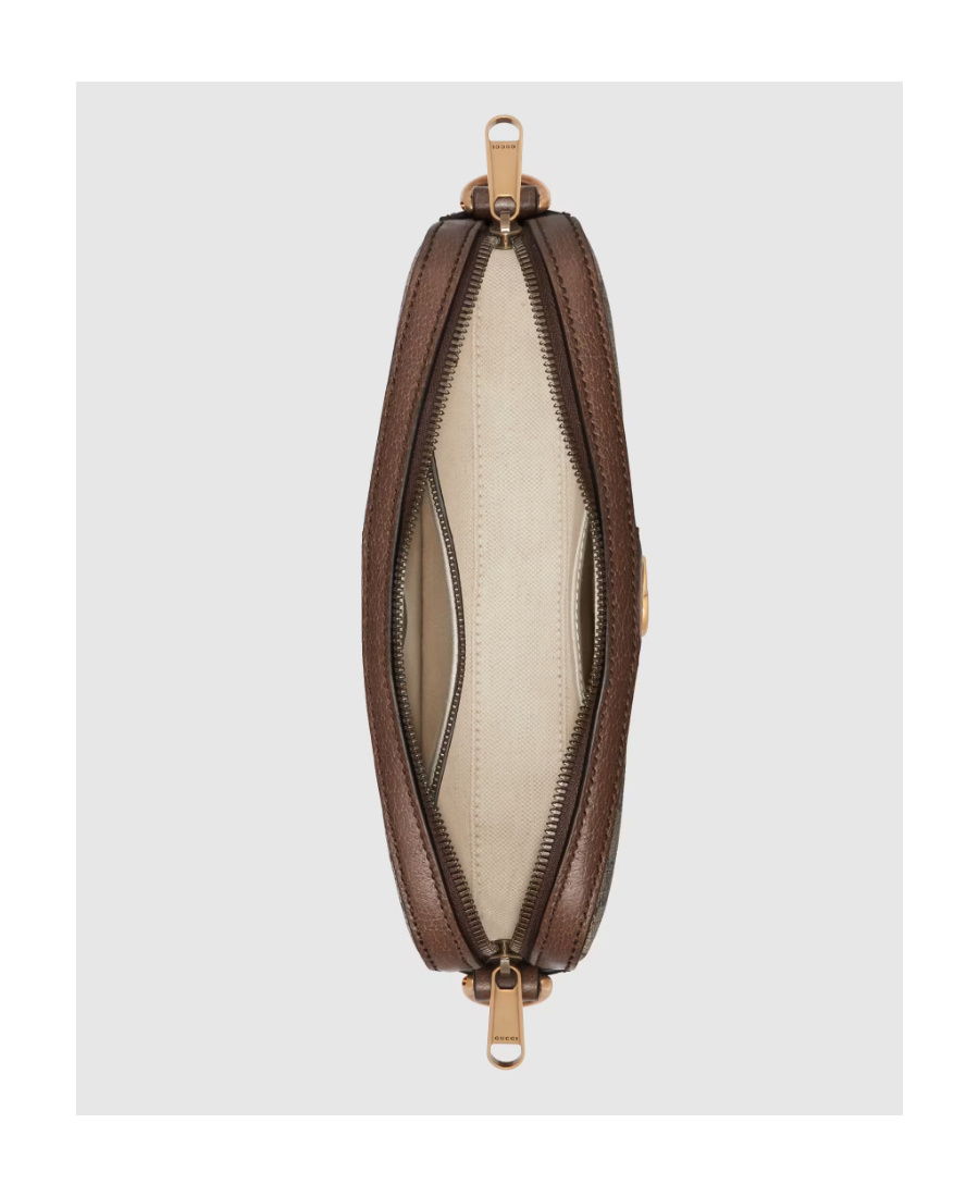 Gucci Men Ophidia Monogram Shoulder Bag In Brown