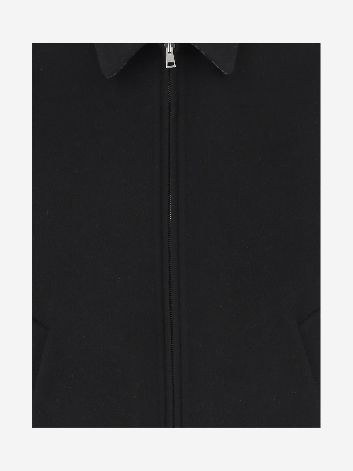 Gucci Twill Jacket With Web Detail In Black