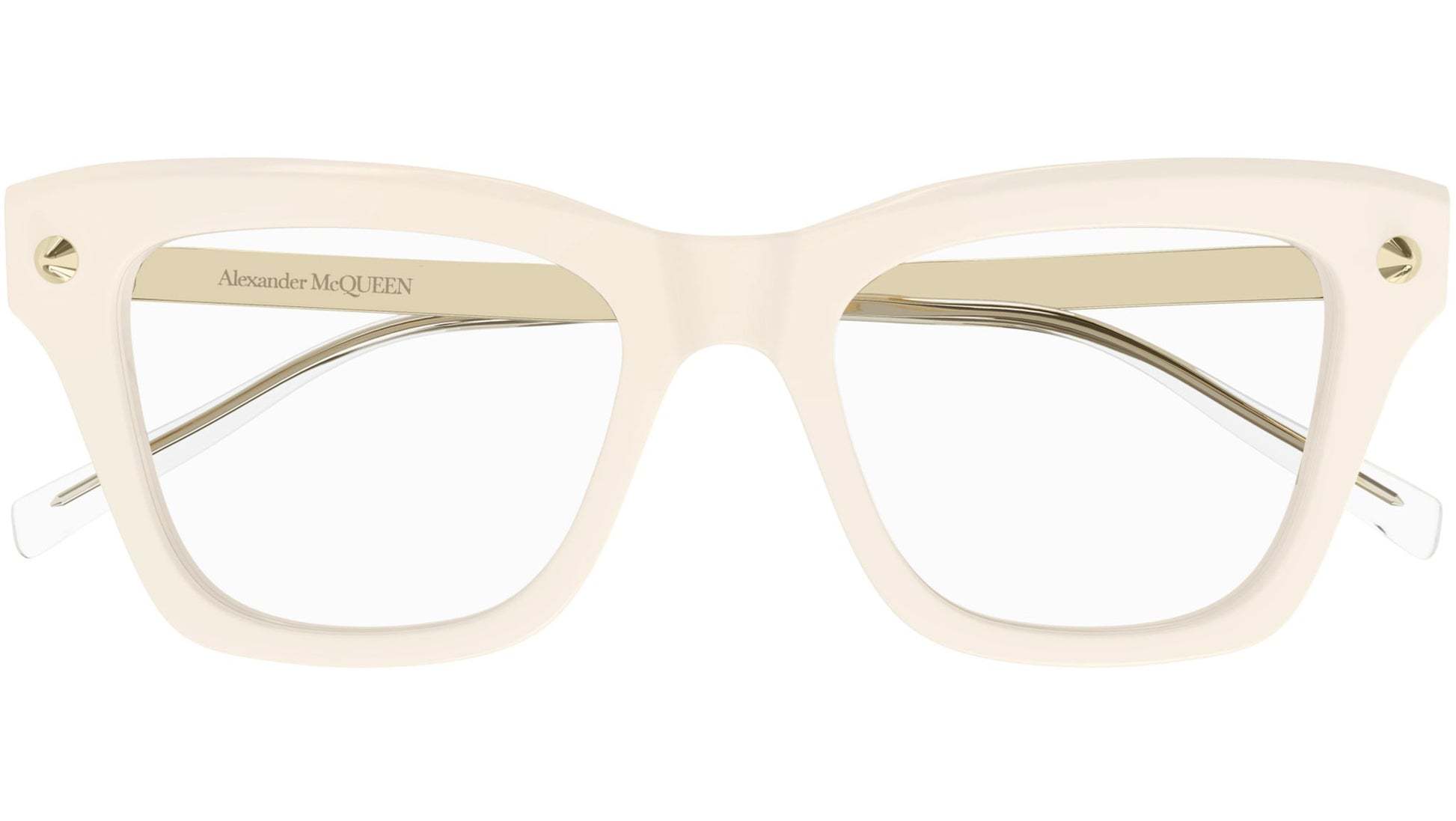 Alexander Mcqueen Full-frame Flat Mirror In Ivory