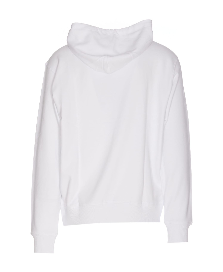 Versace Jeans Logo-print Cotton Hoodie In White