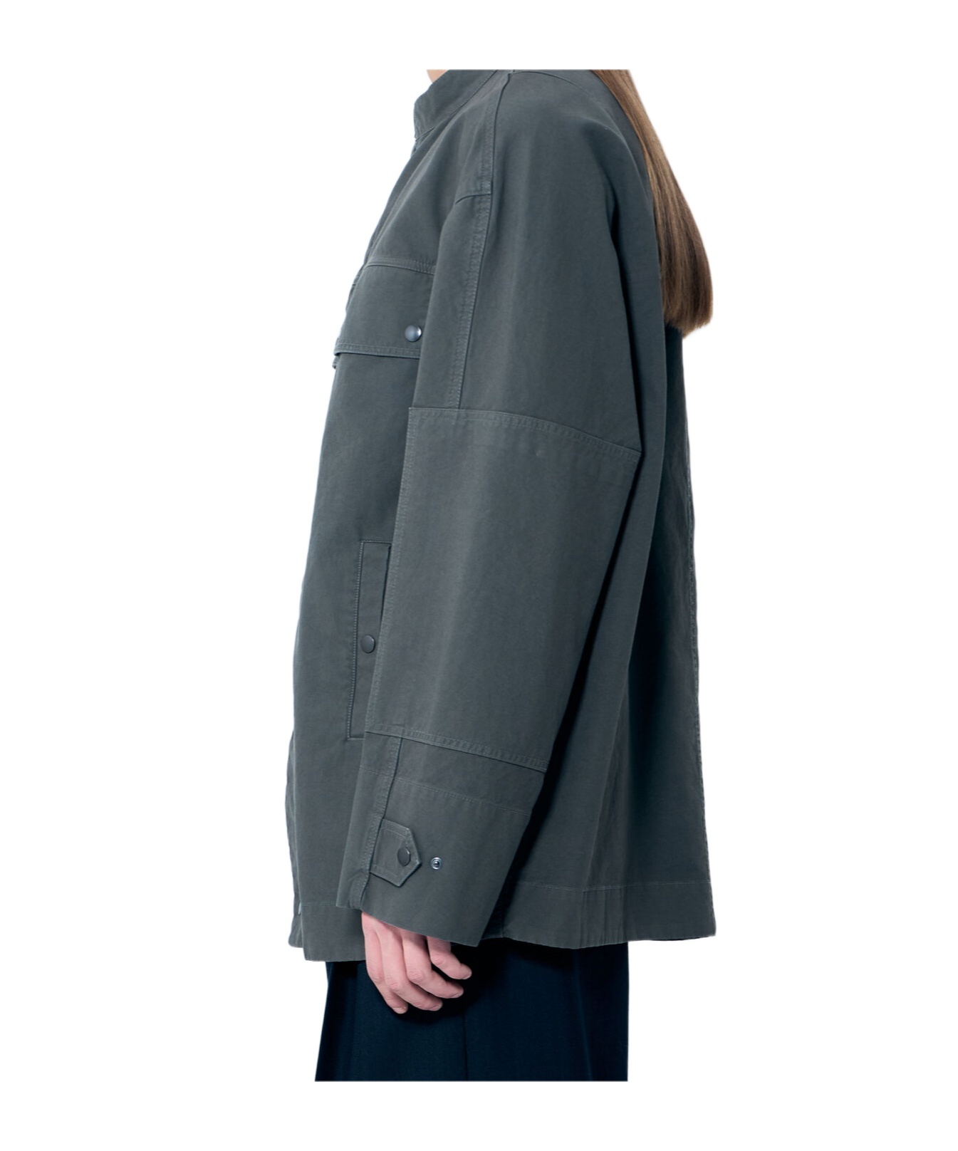 Dries Van Noten Men Viskin Jacket In Gray