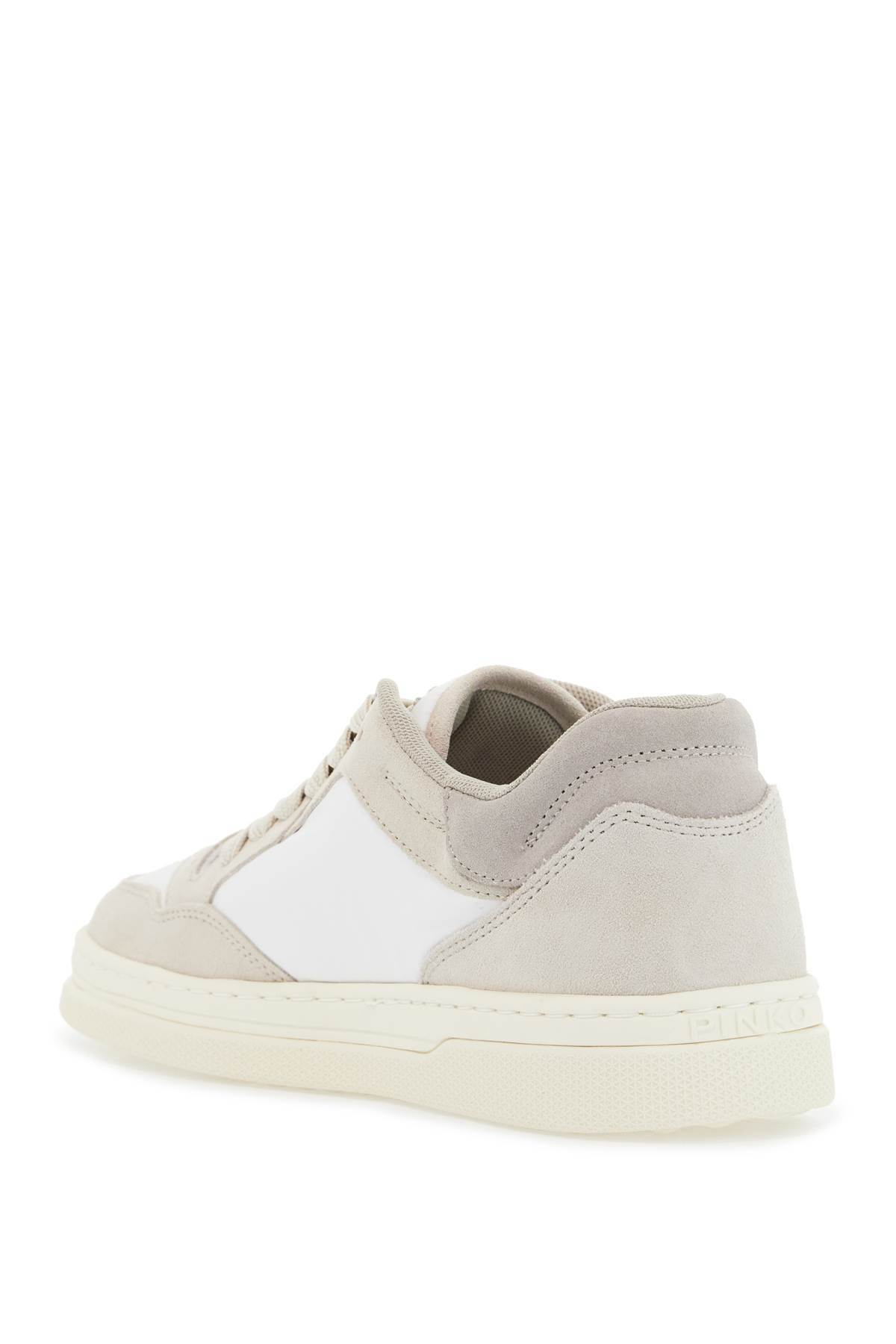 Shop Pinko Mandy Sneakers In White
