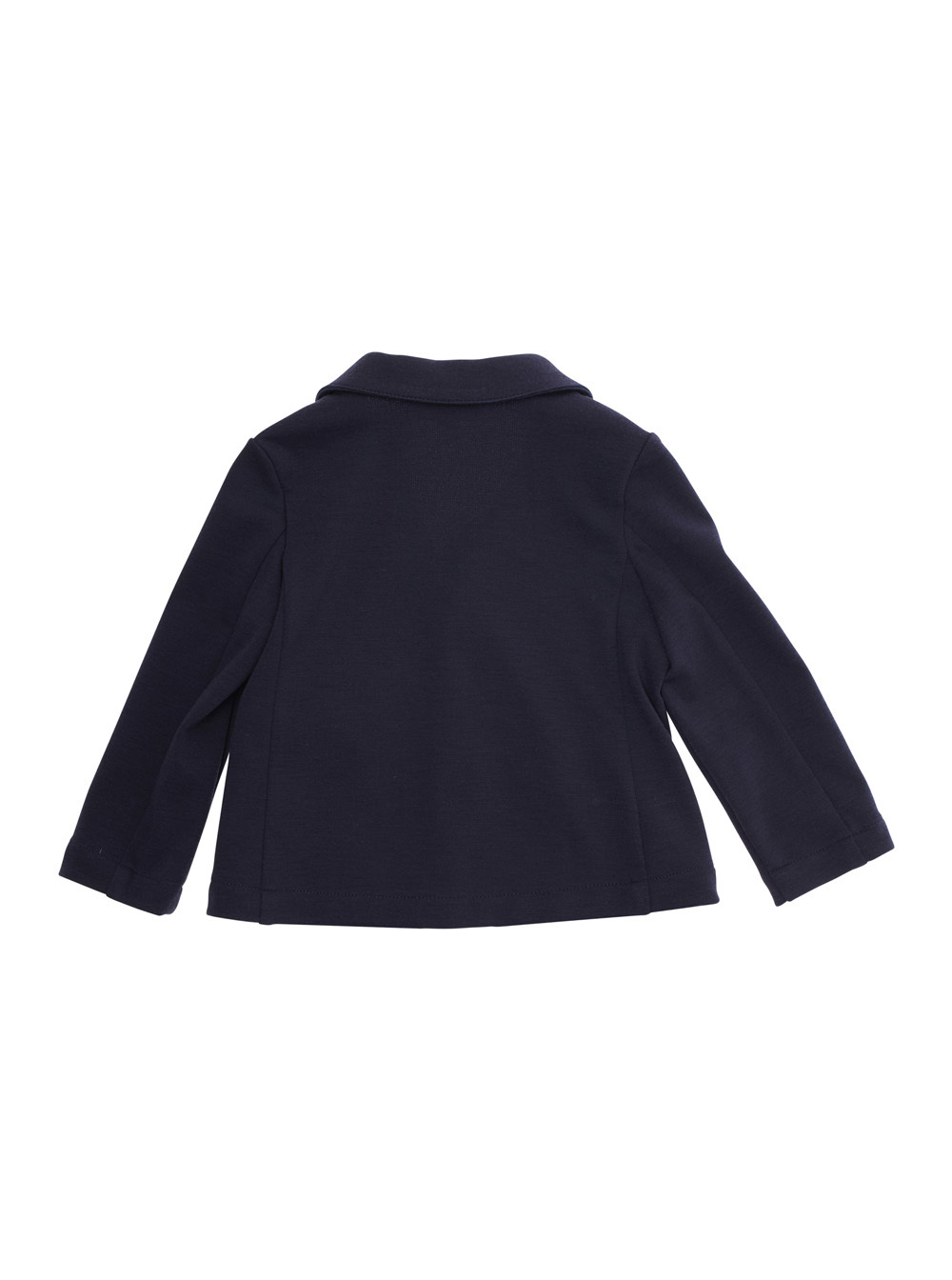 Emporio Armani Long-sleeved Suit Jacket In Blue