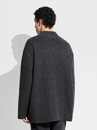 Shop Zegna Oasi Cashmere V-neck Cardigan In Gray