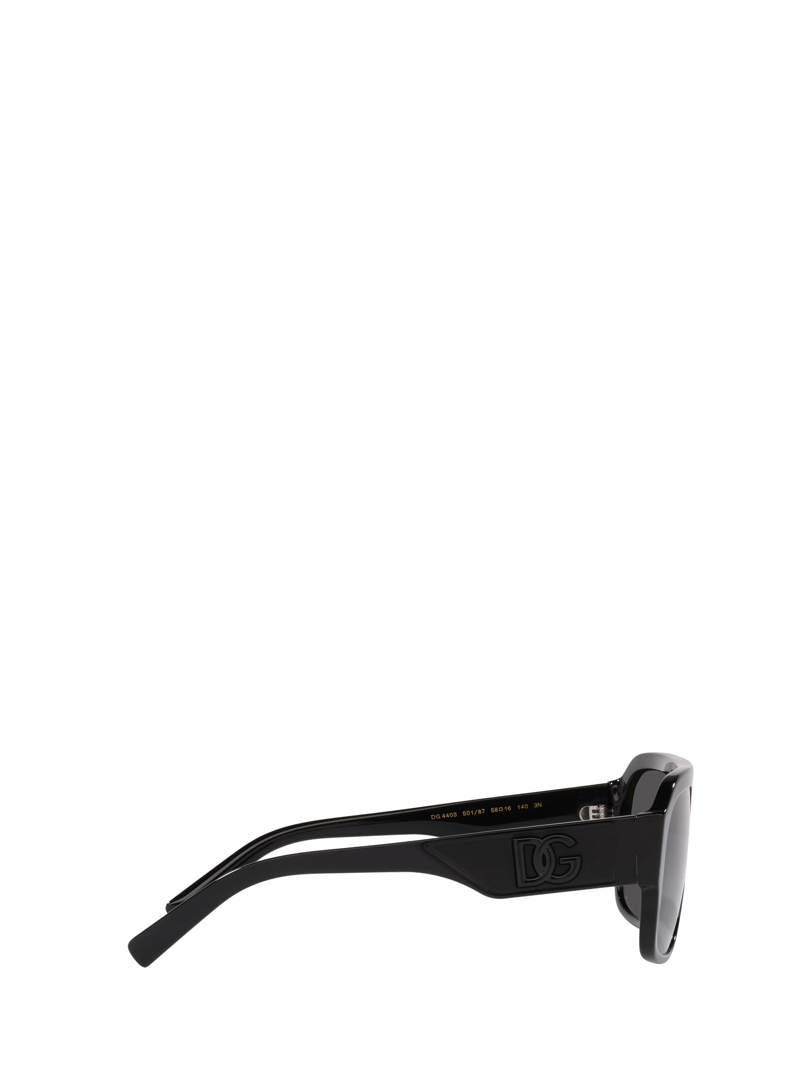 Dolce & Gabbana Dolce&gabbana 58mm Pilot Sunglasses In Black