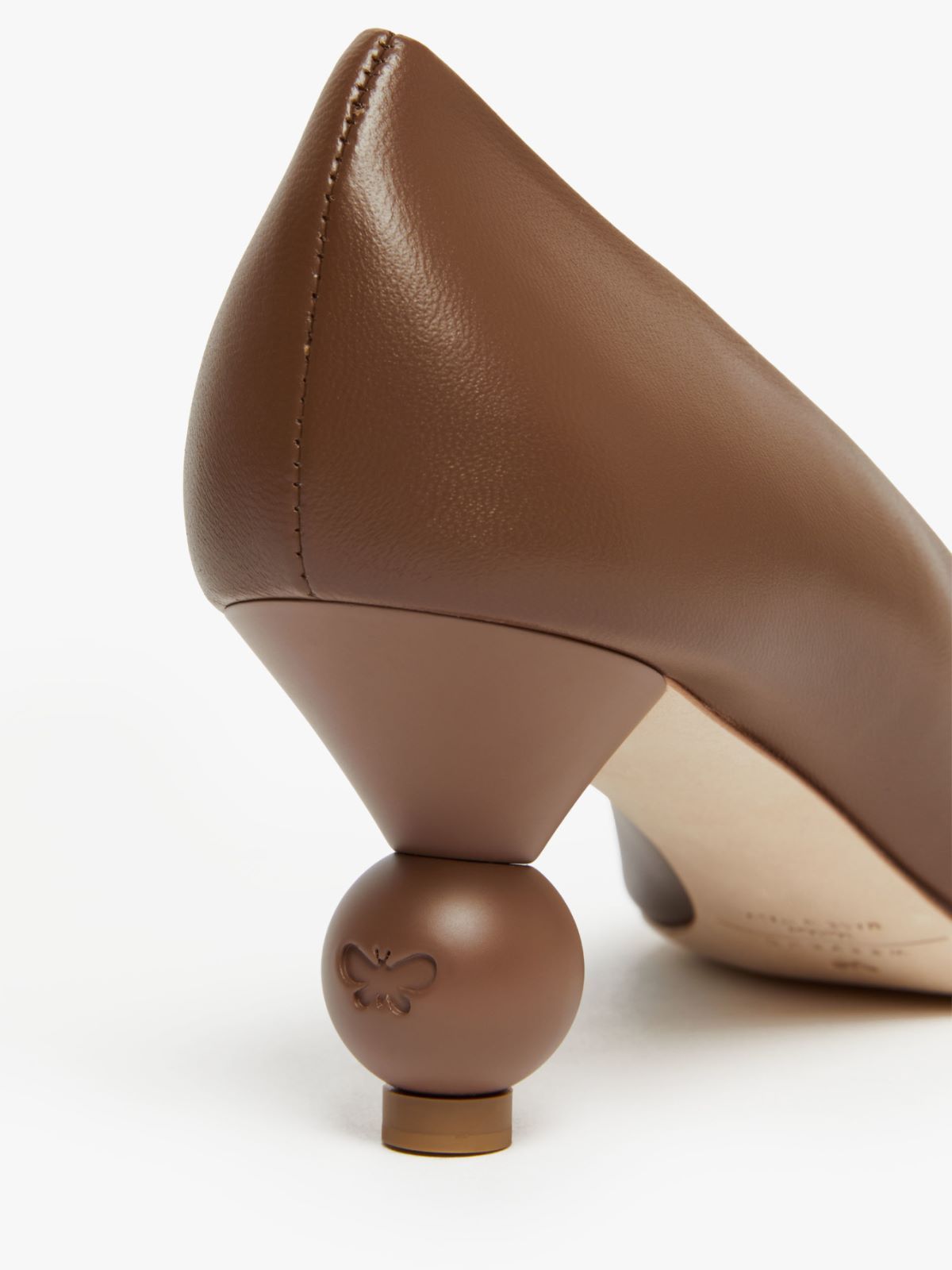 Weekend Max Mara Pointed High Heel Sandals In Brown