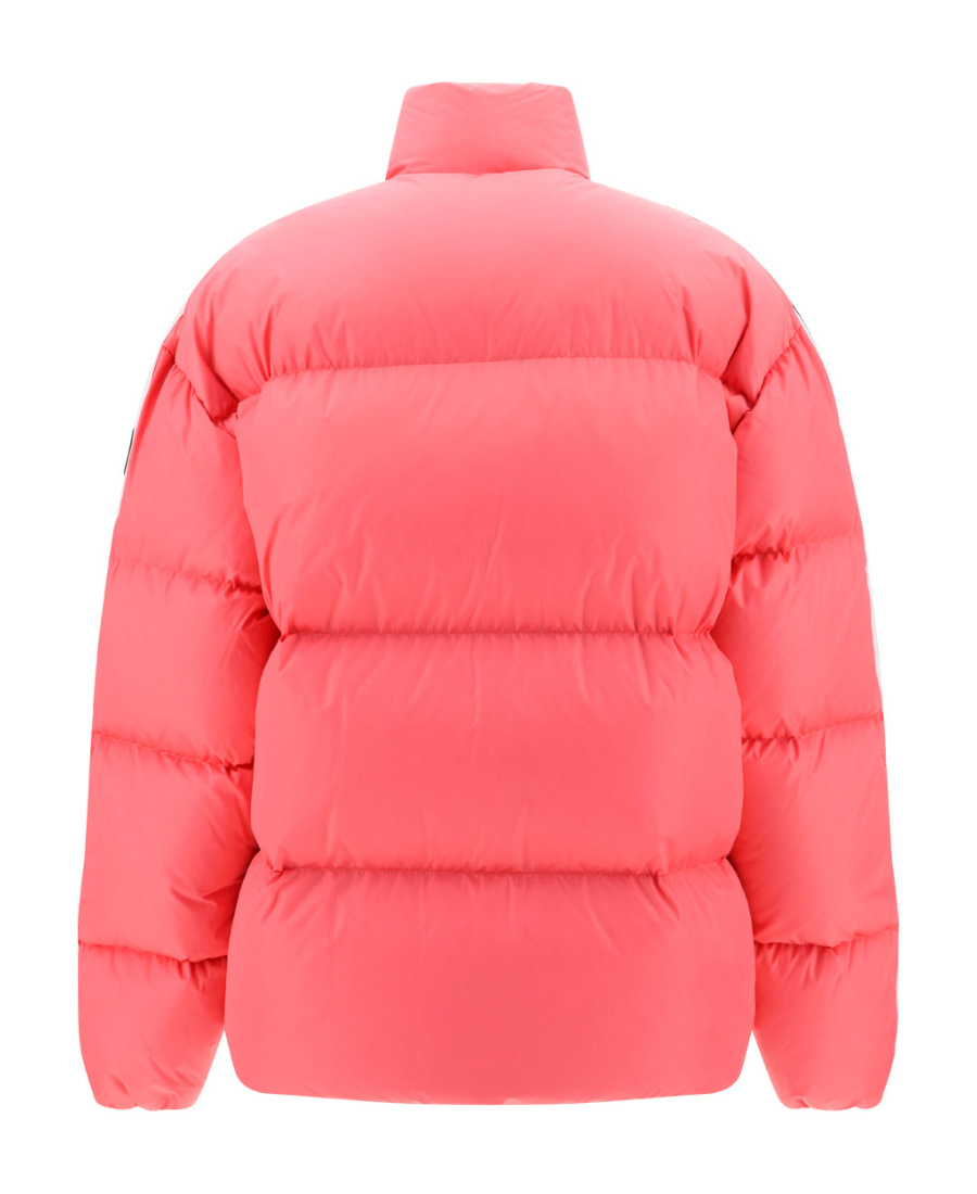Palm Angels Down-feather Logo-print Jacket In Pink
