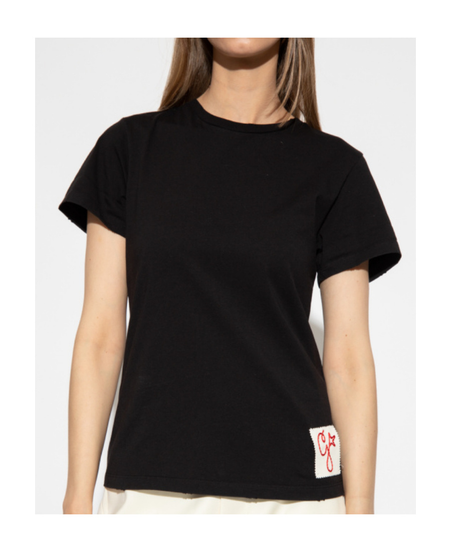 Golden Goose Doris Crew Neck T-shirt In Black