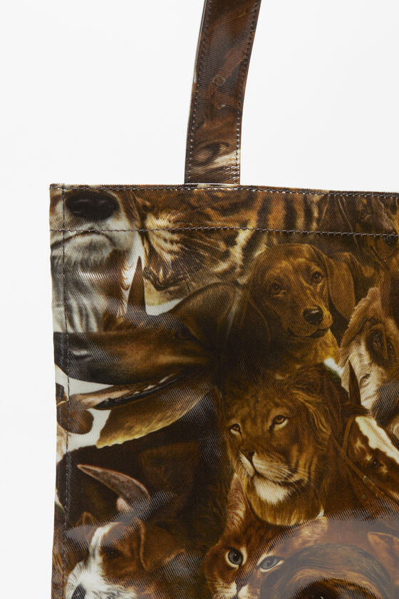 Acne Studios X Per B Sundberg Animal-print Tote Bag