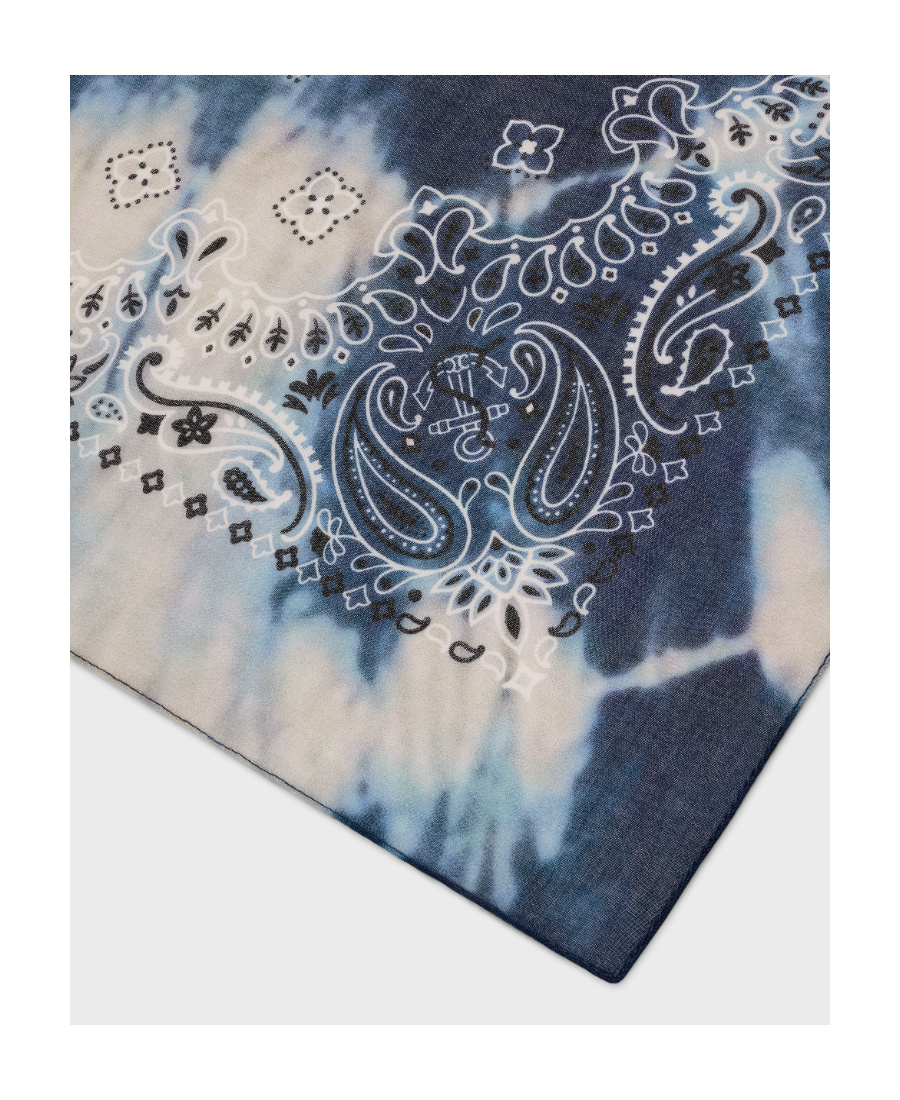 Celine Cotton Tie-dyeing Gauze Cage In Blue
