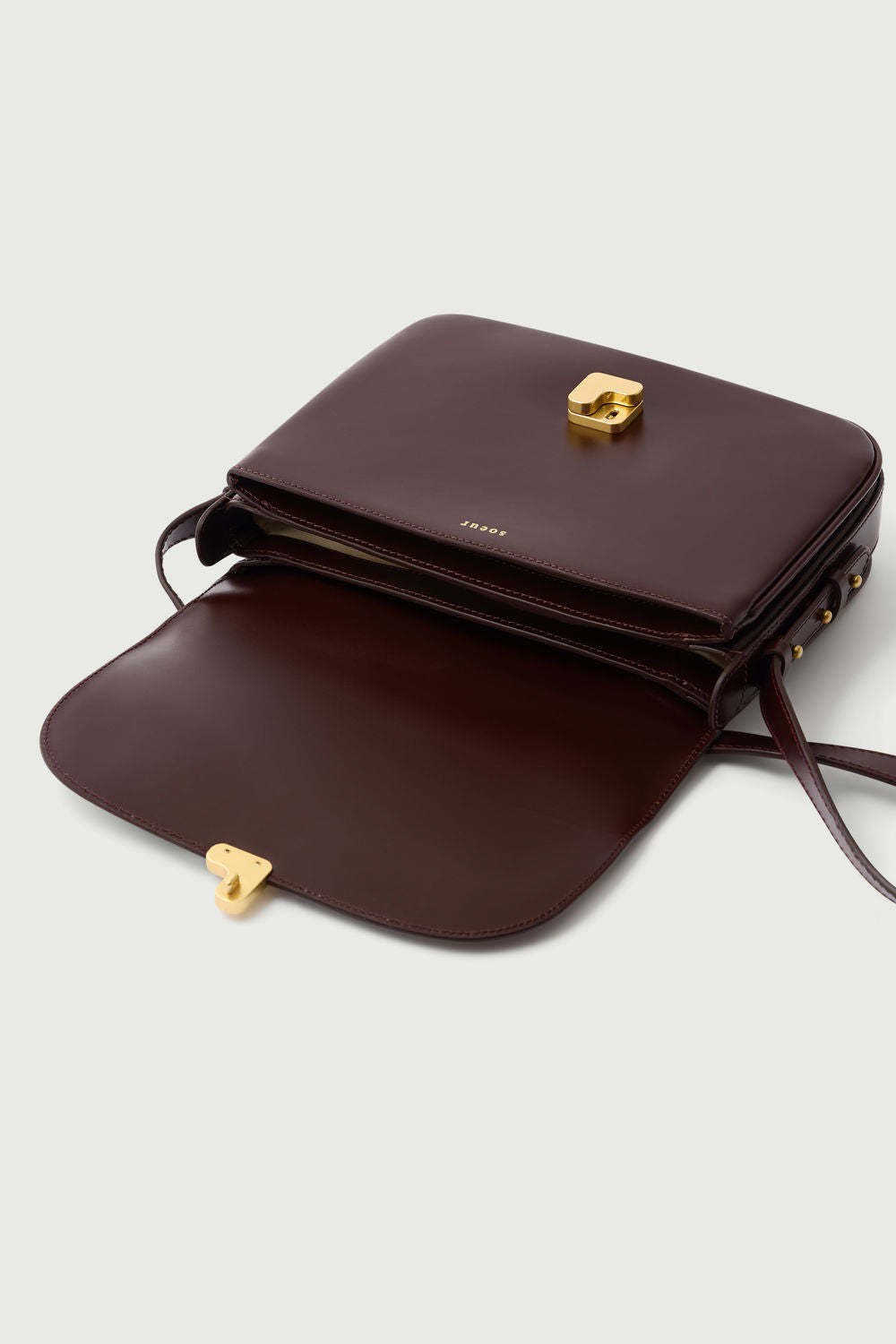 Soeur Flap Shoulder Bag In Black