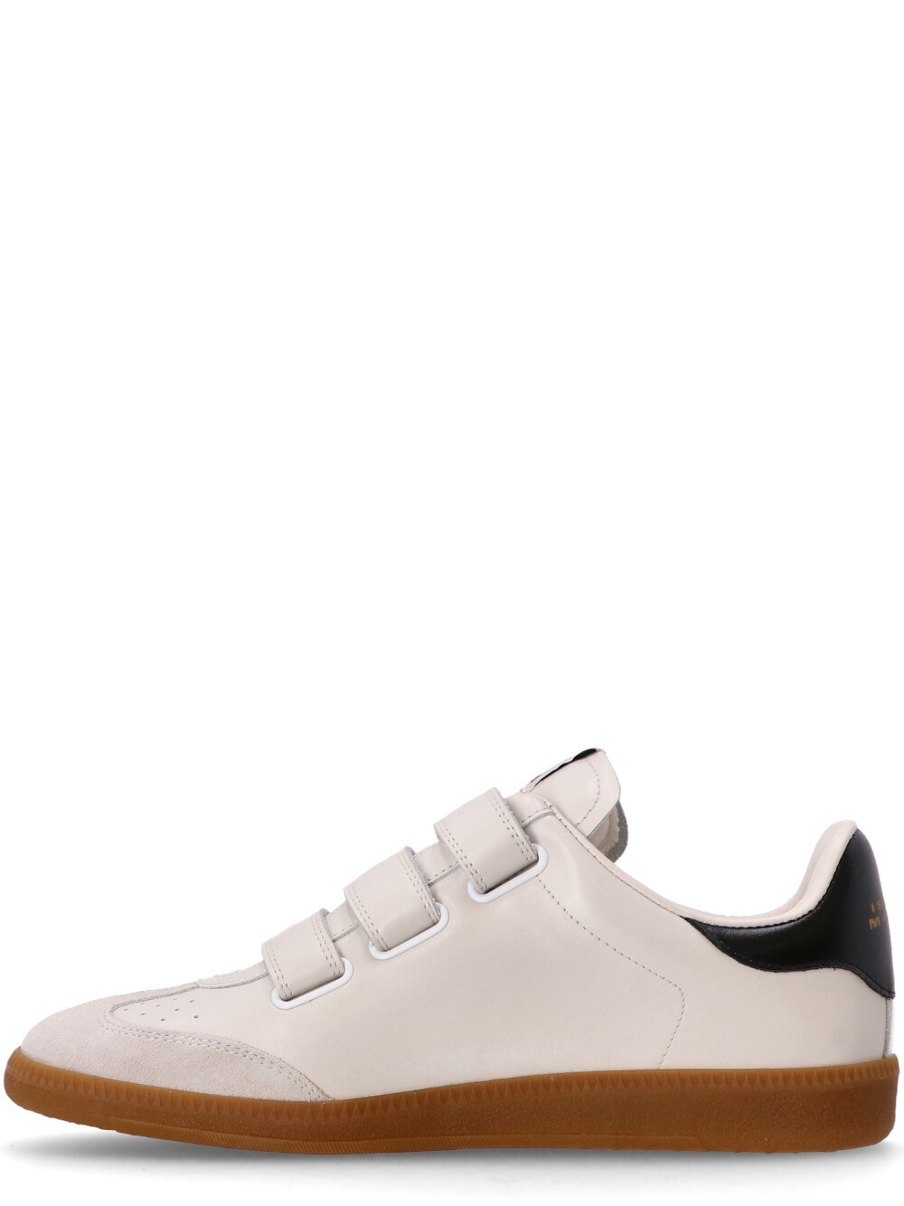 Isabel Marant White Leather Sneakers In Multi