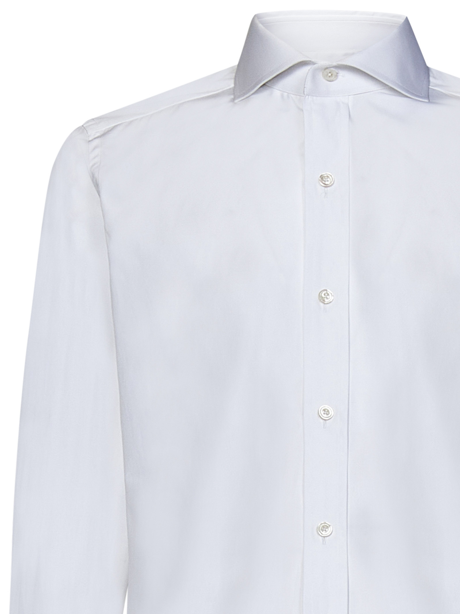 Tom Ford Long-sleeved Buttoned Shirt In White