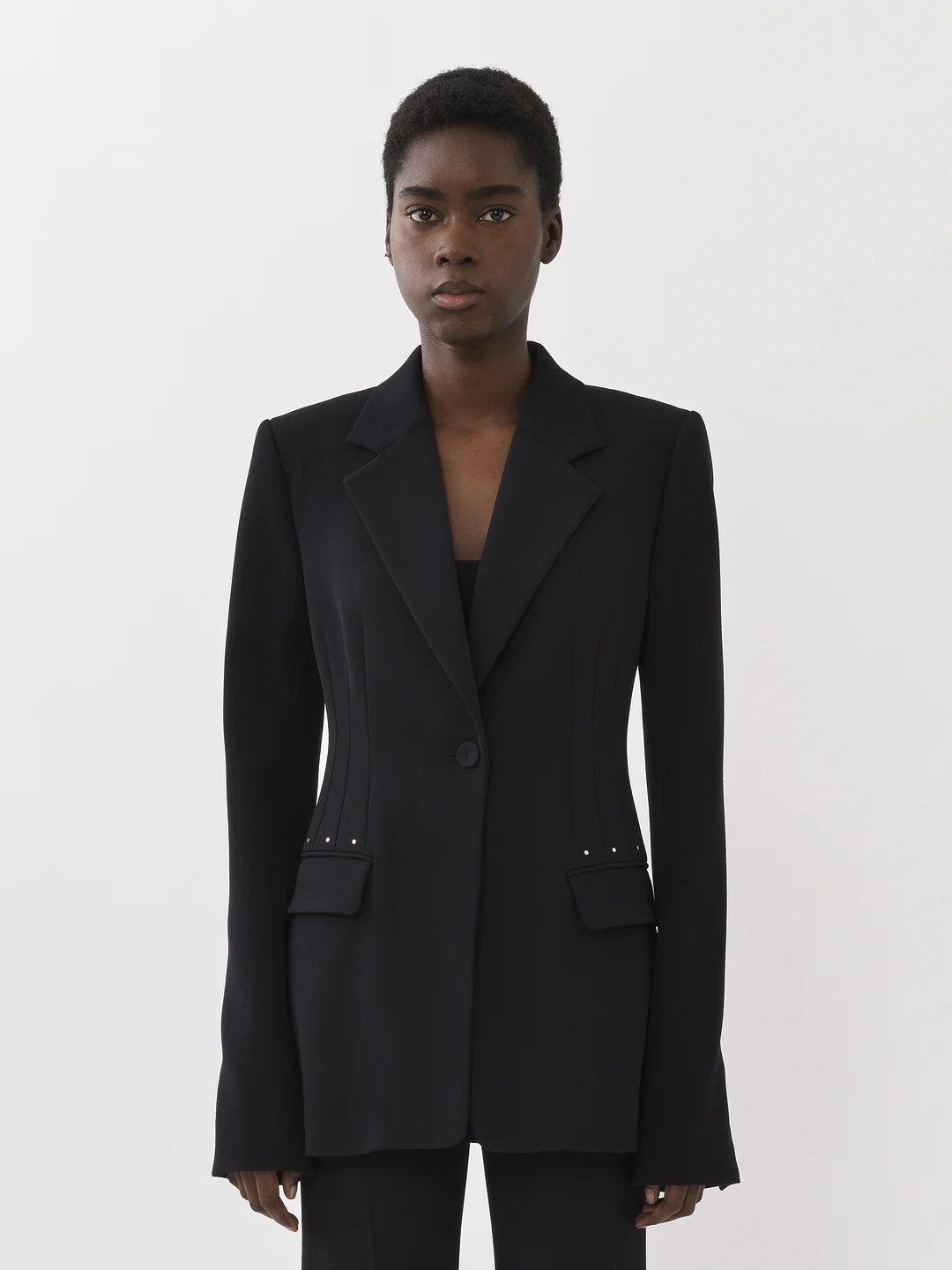 Chloé Wool Single-breasted Blazer In Black