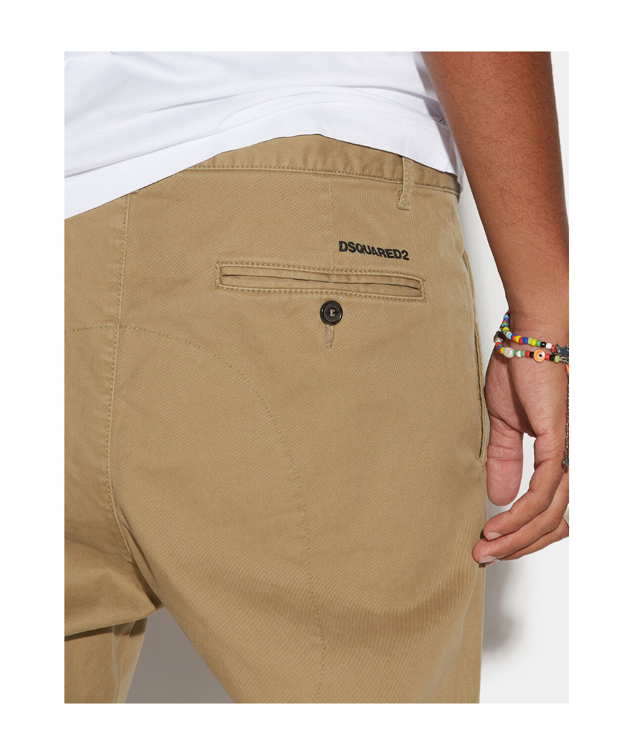Dsquared2 Tapered-leg Trousers In Green