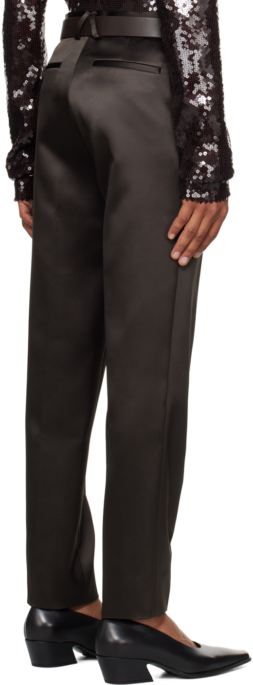 16arlington Slim-fit Triacetate- And Nylon-blend Satin Trousers.