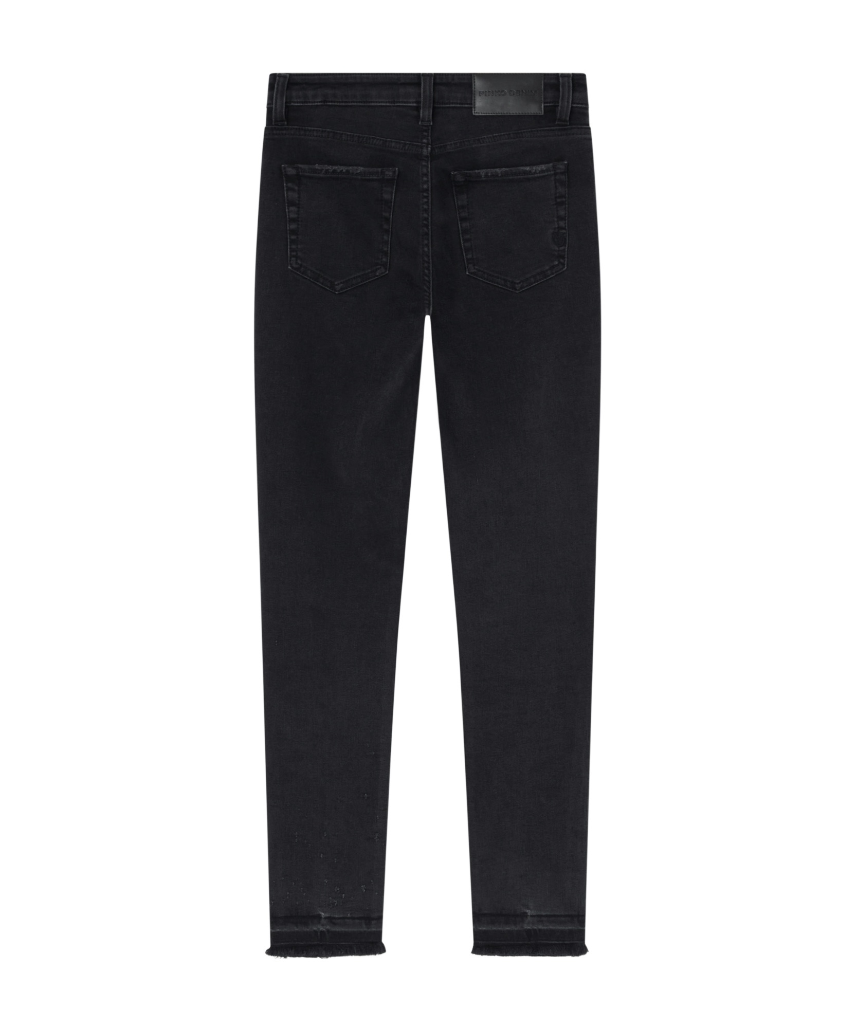 Pinko Sabrina Cotton-blend Jeans In Black