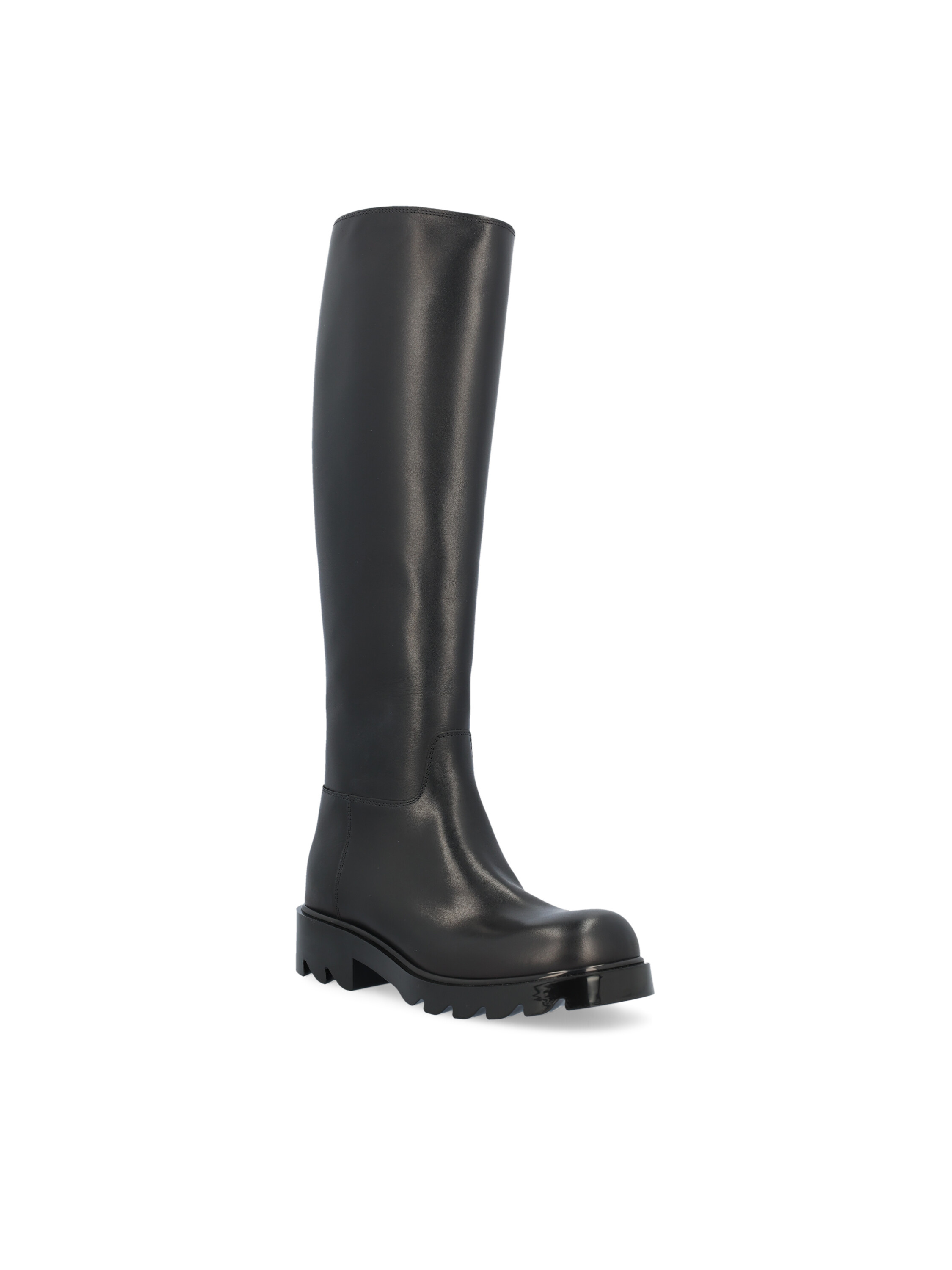 Bottega Veneta Strut Round-toe Boots In Black