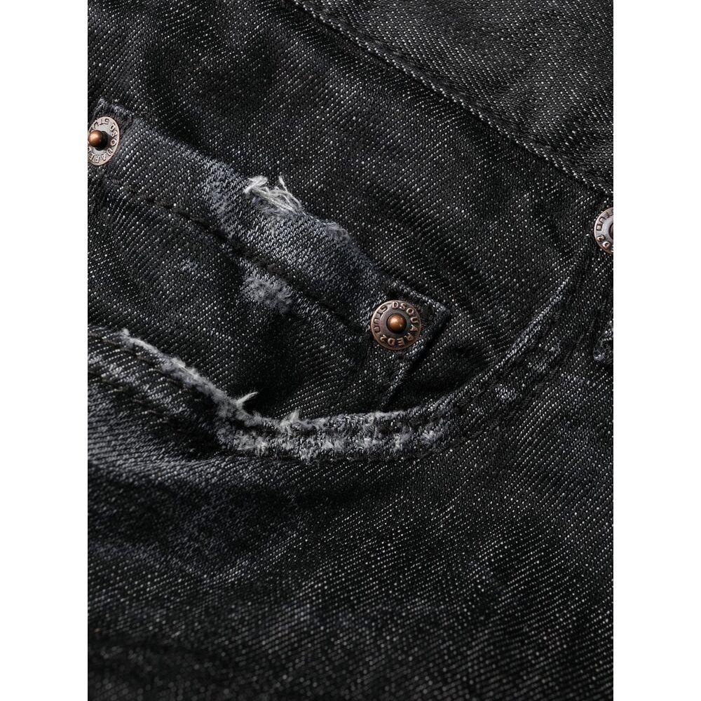 Dsquared2 Regular Fit Jeans In Black