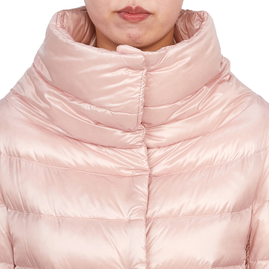Herno Long-sleeved Down Jacket In Nude