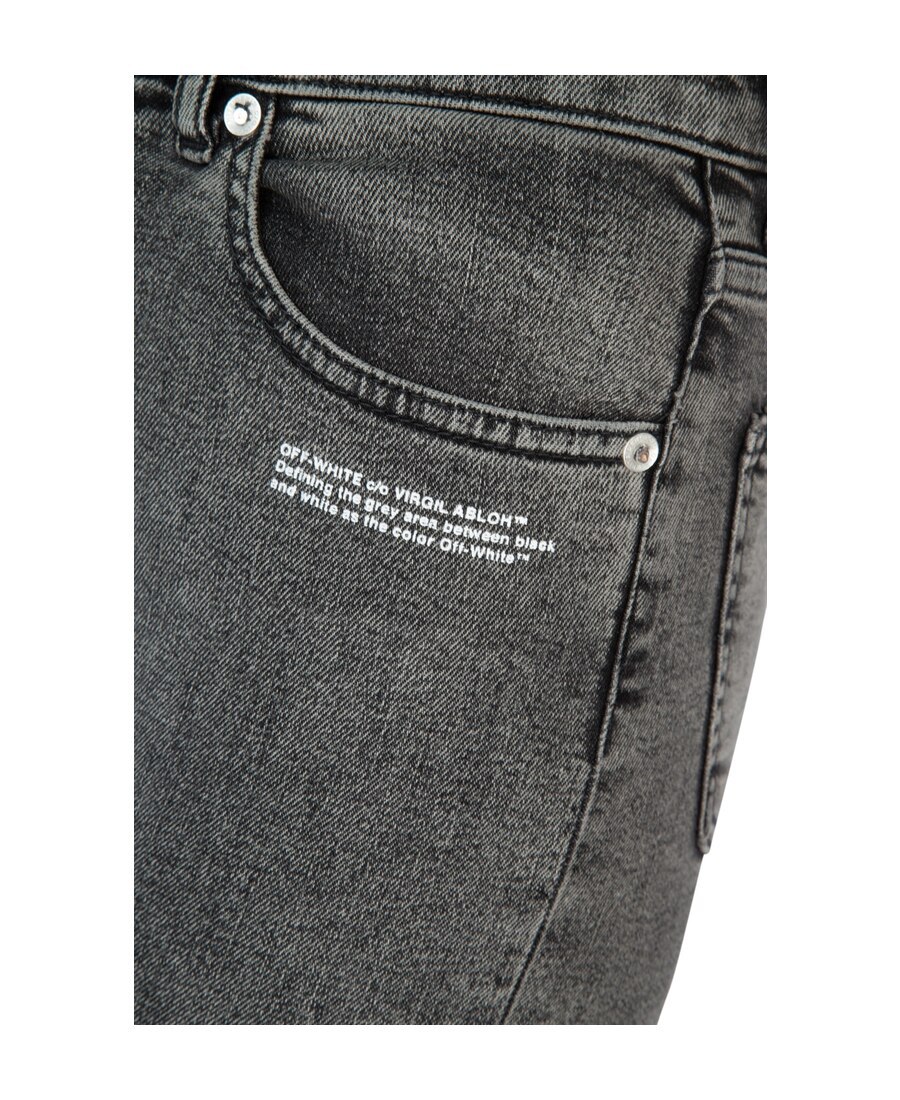 Off-white Denim Capri Trousers