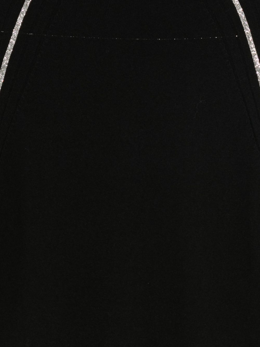 D Exterior Turtleneck Long-sleeved Sweater In Black