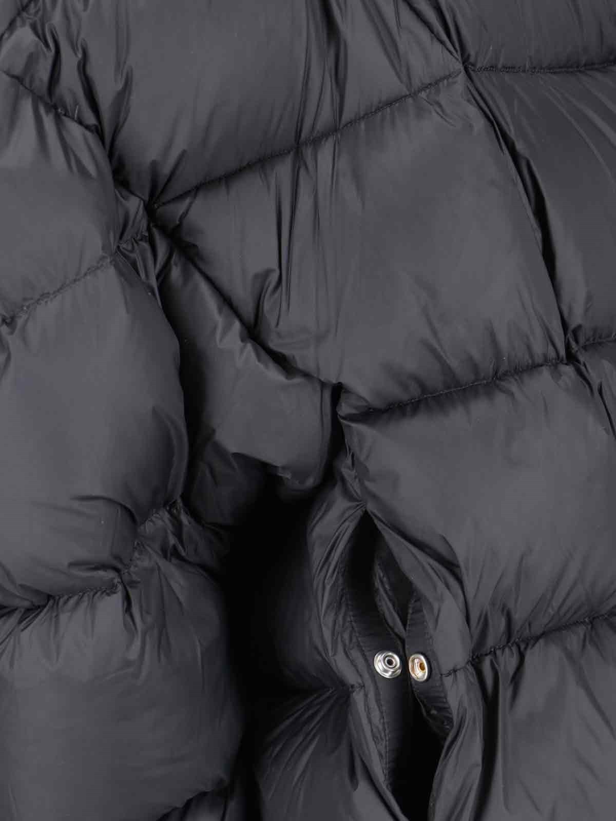 Rick Owens Black Jumbo Peter Down Jacket In Black
