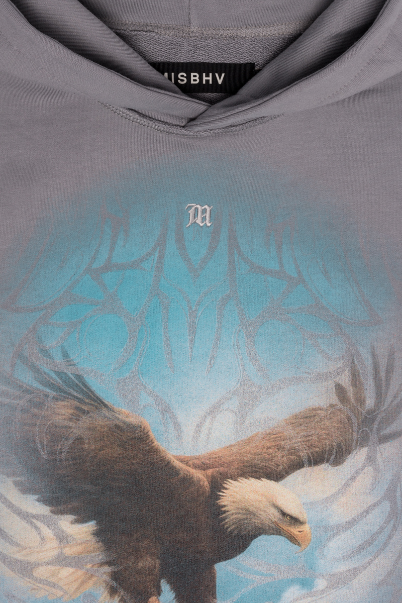Misbhv Gray Monument Valley Hoodie In Gray