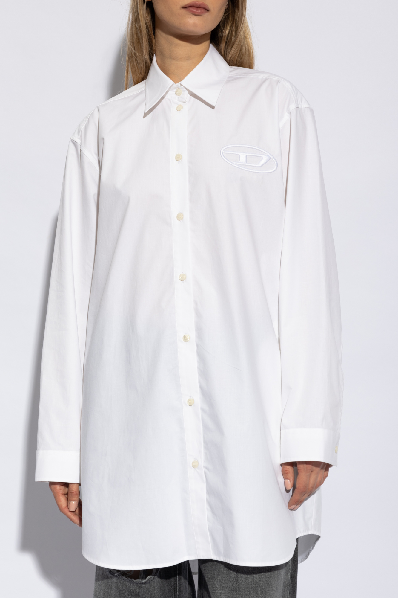 Diesel D-dalis Shirt In White