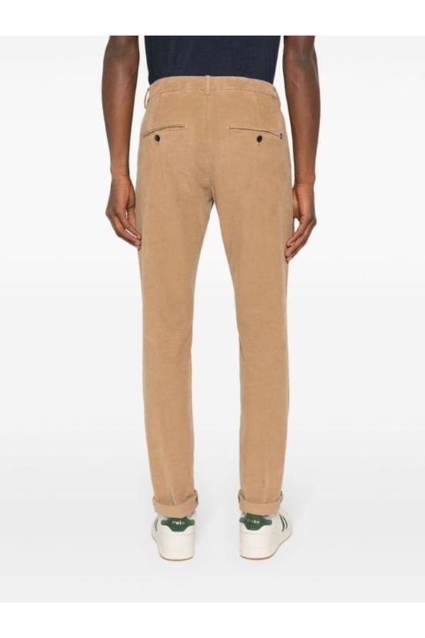 Dondup Trousers With Belt Loops And Pockets