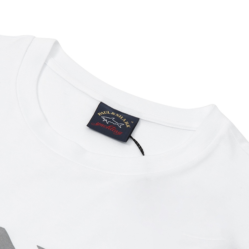 Shop Paul & Shark Logo Details T-shirt In White