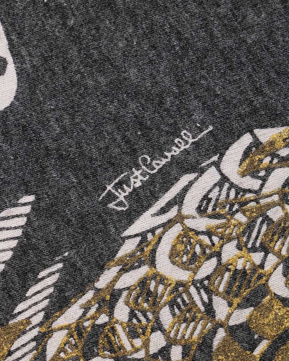 Just Cavalli Logo Printed T-shirt In Black