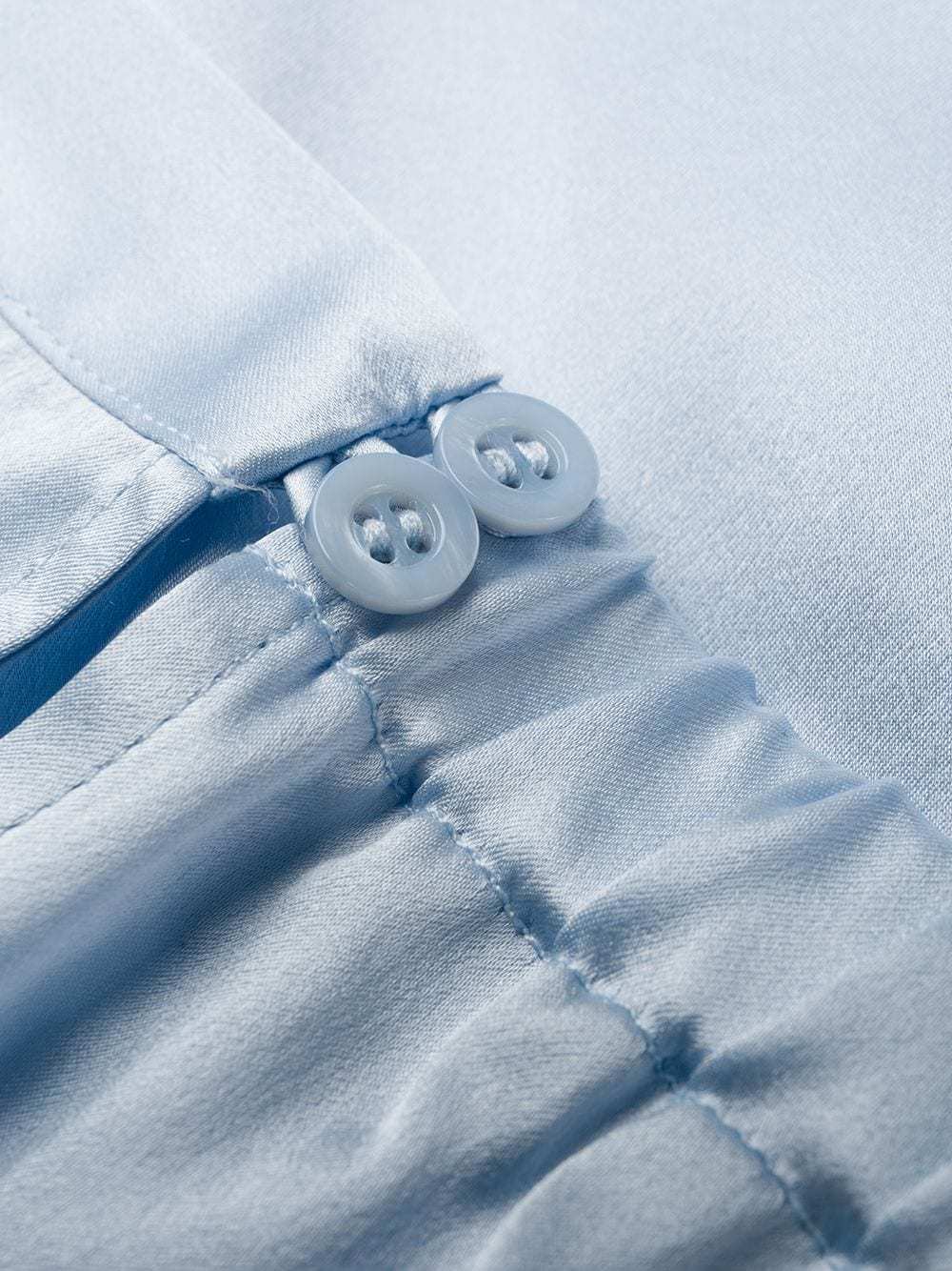 La Perla Silk Side-button Lounge Shorts In White