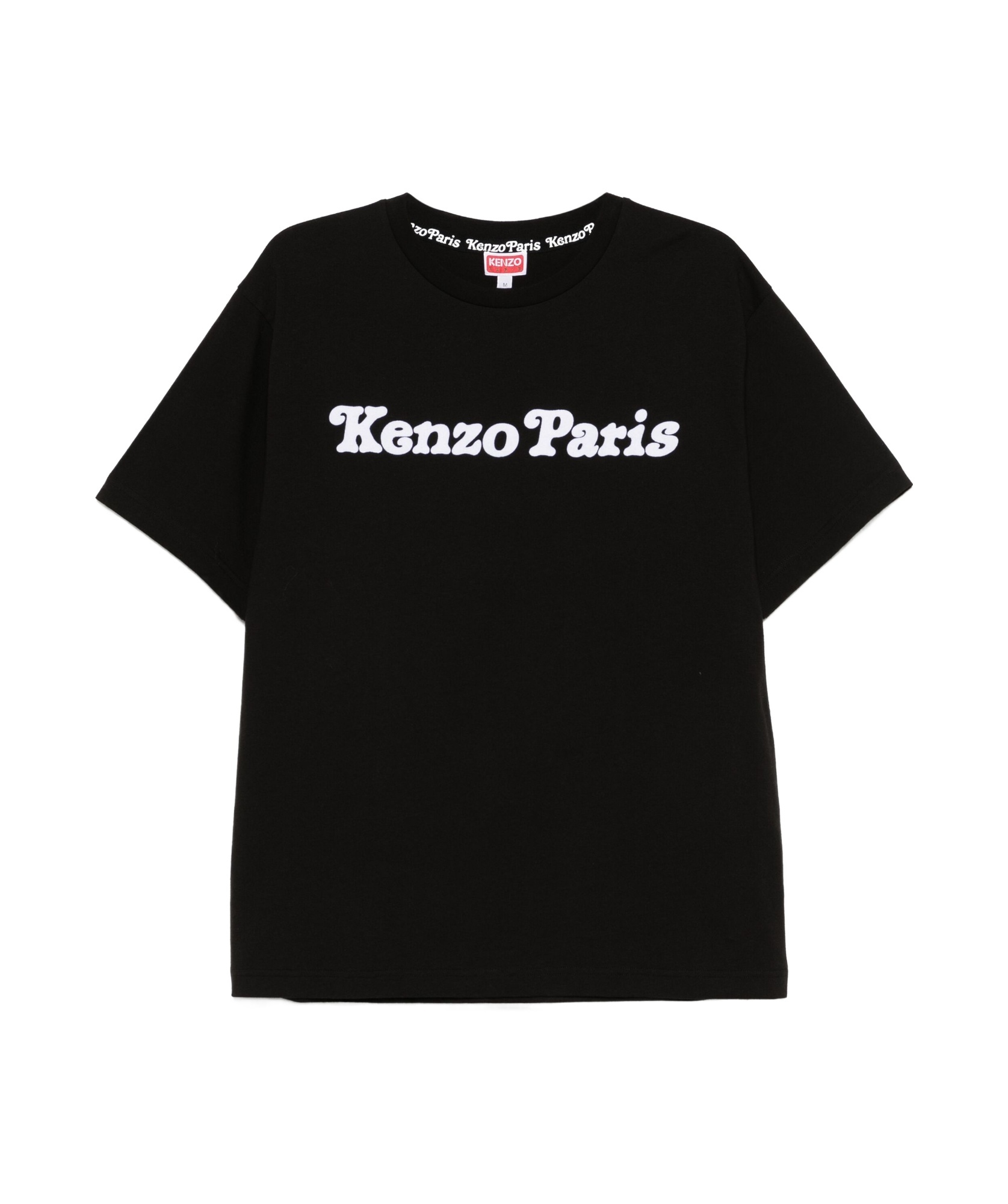 Kenzo Verdy Os Printed Cotton T-shirt In Black