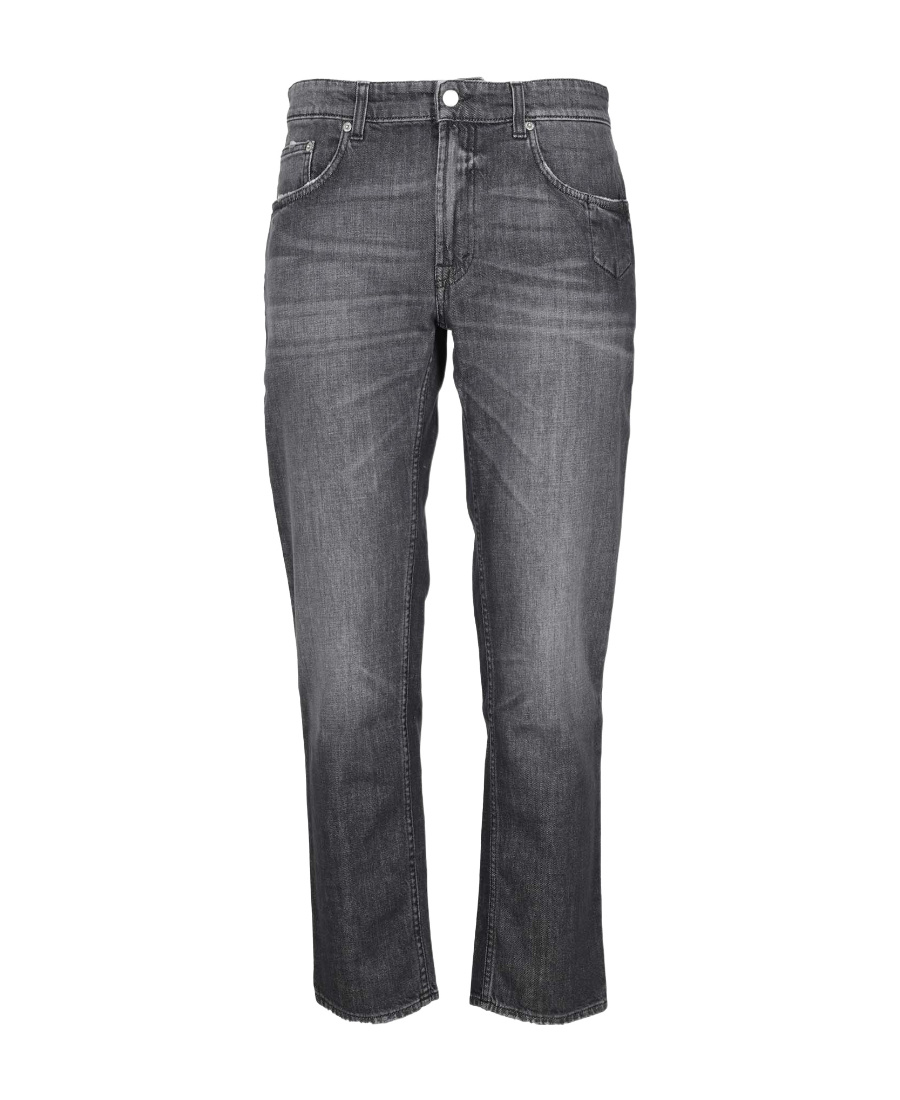 Department Five Logo Jeans In Black