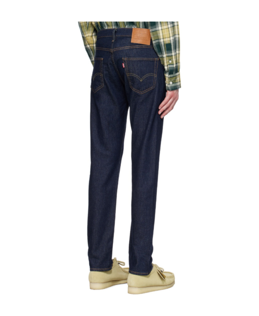 Levi's 502 Taper Stretch Denim Trousers In Black