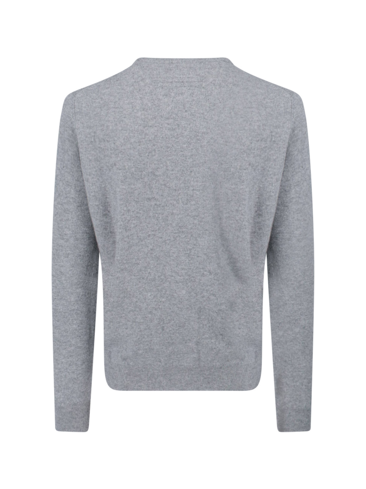 Zegna Crew-neck Wool Jumper In Gray