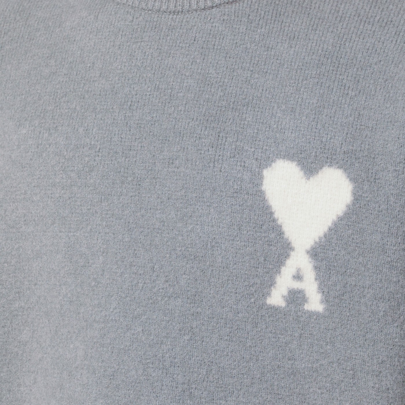 Ami Alexandre Mattiussi Sweater Ami Paris Men Color Grey In Gray