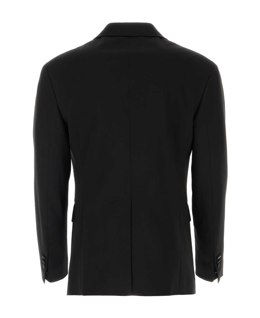 Dsquared2 Dsquared Men Black Stretch Wool Dan Db Blazer In Black